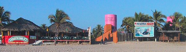 discoteque next door to penned dolphins in Ixtapa discoteque next door to penned dolphins in Ixtapa